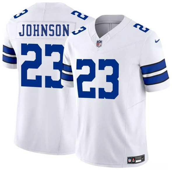 Men & Women & Youth Dallas Cowboys #23 Buddy Johnson White 2025 F.U.S.E. Vapor Untouchable Limited Stitched Jersey,We sell and wholesale Men & Women & Youth Dallas Cowboys #23 Buddy Johnson White 2025 F.U.S.E. Vapor Untouchable Limited Stitched Jersey on line form chian!